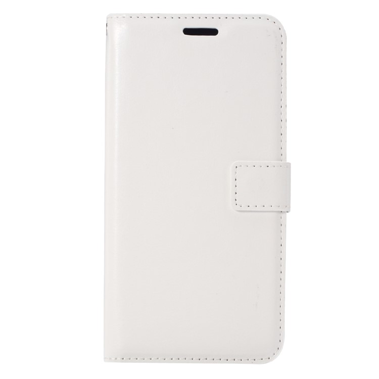 Crazy Horse Texture Wallet Stand Leather Phone Cover for Huawei P30 Lite - White-2