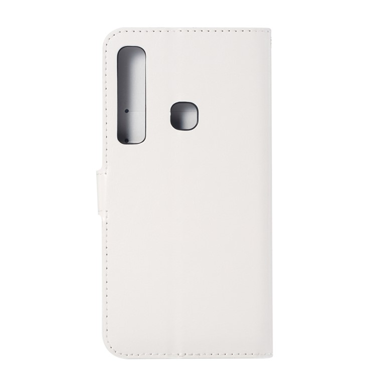Crazy Horse Texture Wallet Stand Leather Phone Cover for Huawei P30 Lite - White-3