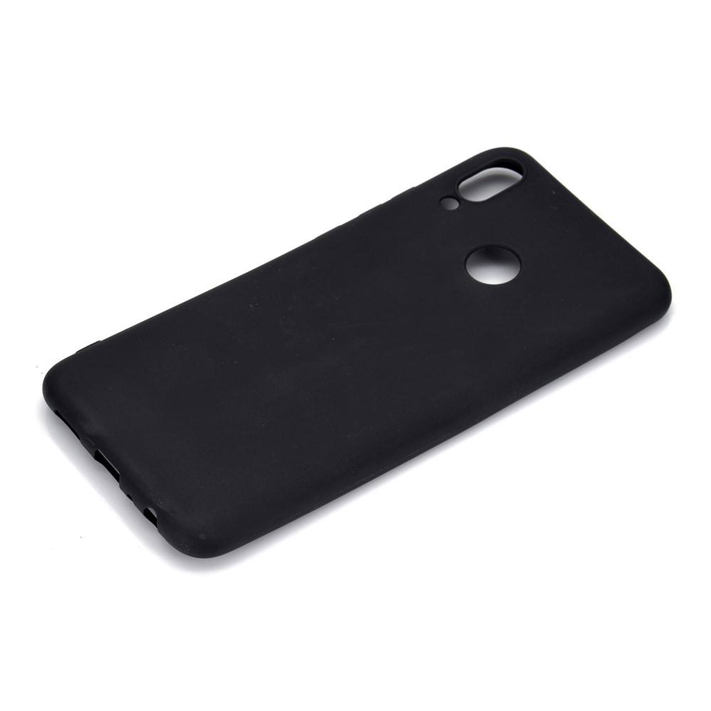 Soft Matte TPU Gel Téléphone Pour Huawei Honor 10 Lite / P Smart (2019) - le Noir-3