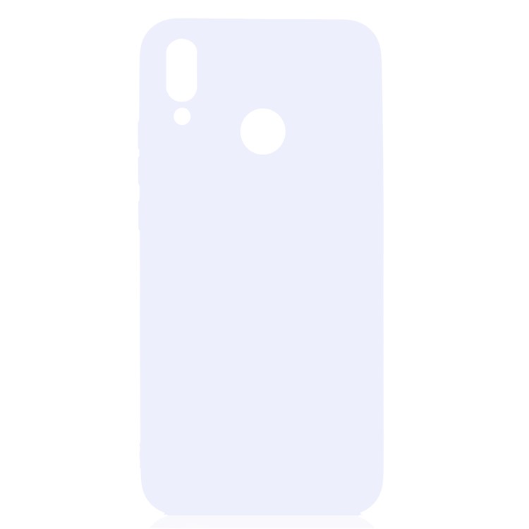 Soft Matte TPU Gel Phone Cover for Huawei Honor 10 Lite / P Smart (2019) - White-2