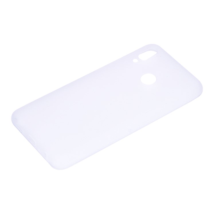 Soft Matte TPU Gel Phone Cover for Huawei Honor 10 Lite / P Smart (2019) - White-3