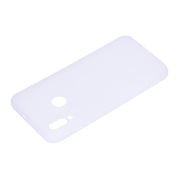 Soft Matte TPU Gel Phone Cover for Huawei Honor 10 Lite / P Smart (2019) - White-4
