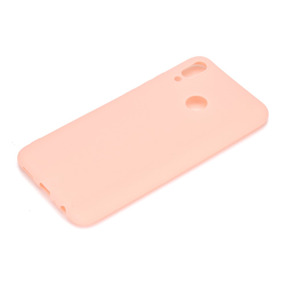 Capa de Telefone Celular de Gel Tpu Fosco Macio Para Huawei Honor 10 Lite / P Smart (2019) - Rosa