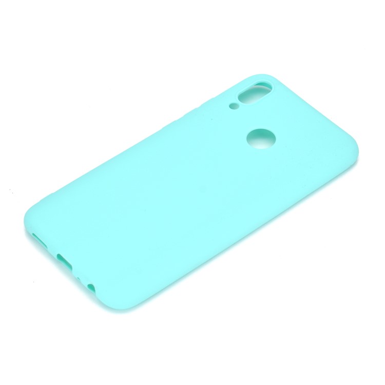 Soft Matte TPU Gel Protective Shell for Huawei Honor 10 Lite / P Smart (2019) - Cyan-3
