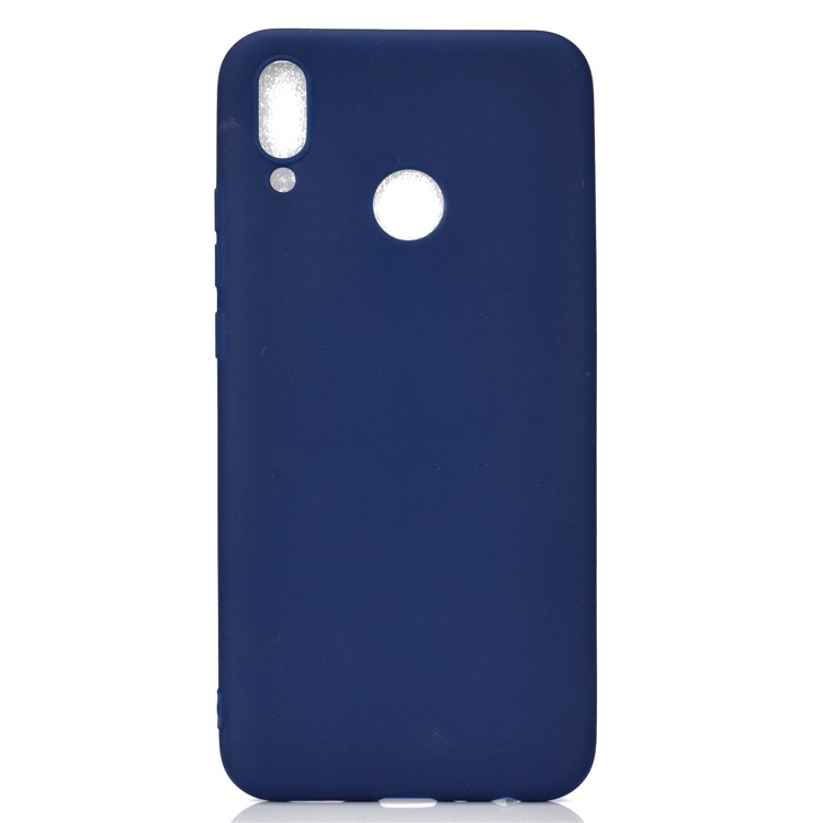 Soft Matte TPU Gel Phone Accessory Case for Huawei Honor 10 Lite / P Smart (2019) - Blue-2