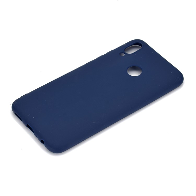 Soft Matte TPU Gel Phone Accessory Case for Huawei Honor 10 Lite / P Smart (2019) - Blue-3