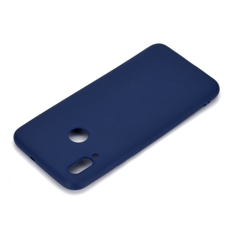 Soft Matte TPU Gel Phone Accessory Case for Huawei Honor 10 Lite / P Smart (2019) - Blue-4