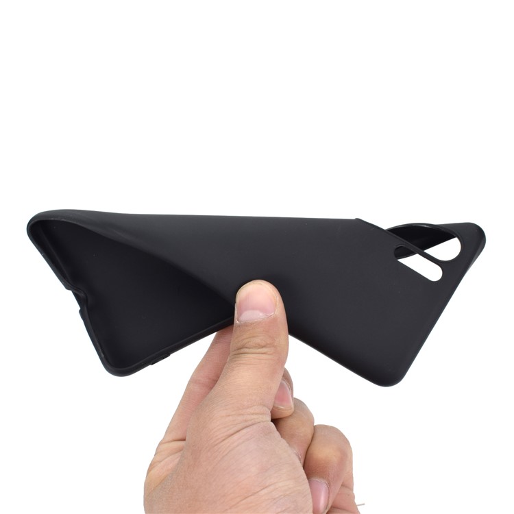 Solid Color Matte TPU Protective Phone Case for Huawei P30 Pro - Black-5