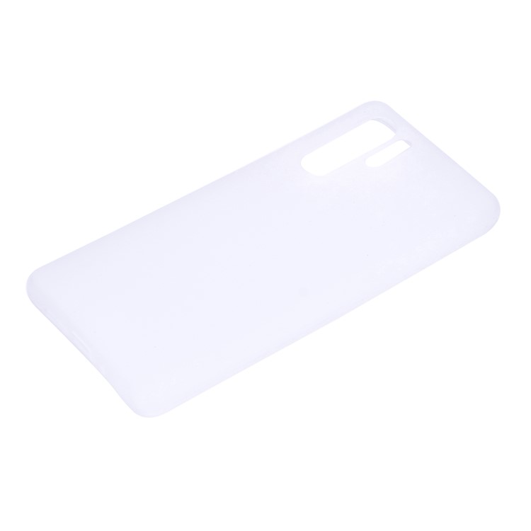 Solid Color Matte TPU Protective Phone Cover for Huawei P30 Pro - White-3