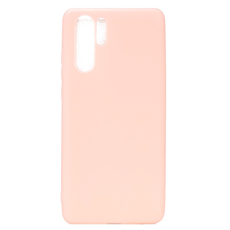 Solid Color Matte TPU Mobile Casing Shell for Huawei P30 Pro - Pink-2