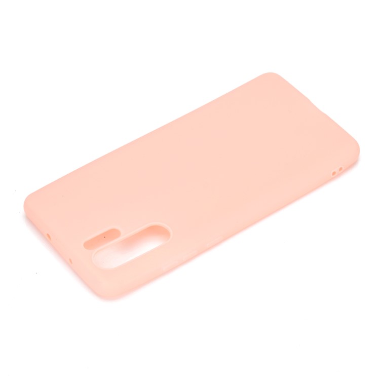 Solid Color Matte TPU Mobile Casing Shell for Huawei P30 Pro - Pink-4