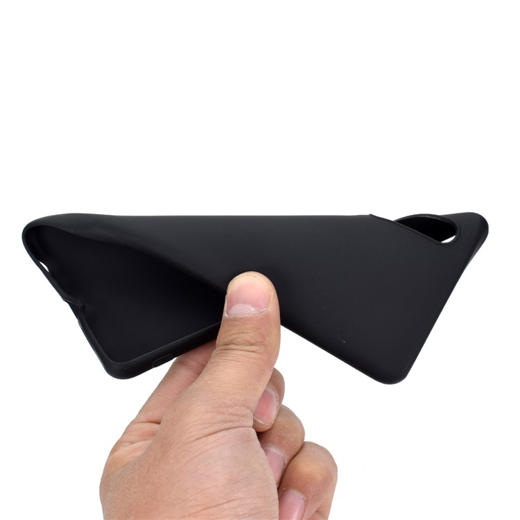 Cor Sólida Fosca TPU Caso De Telefone Celular Para Huawei P30 - Preto-5