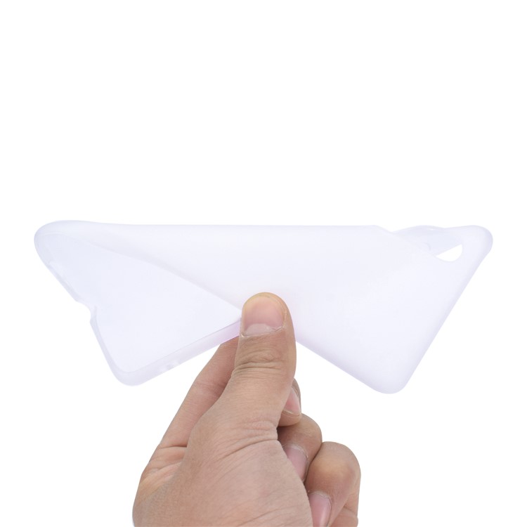 Solid Color Matte TPU Cell Phone Cover for Huawei P30 - White-5