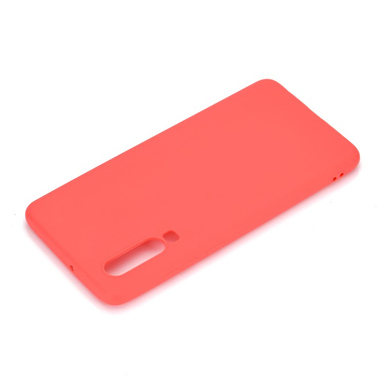 Solid Color Matte TPU Protective Mobile Shell for Huawei P30 - Red-4
