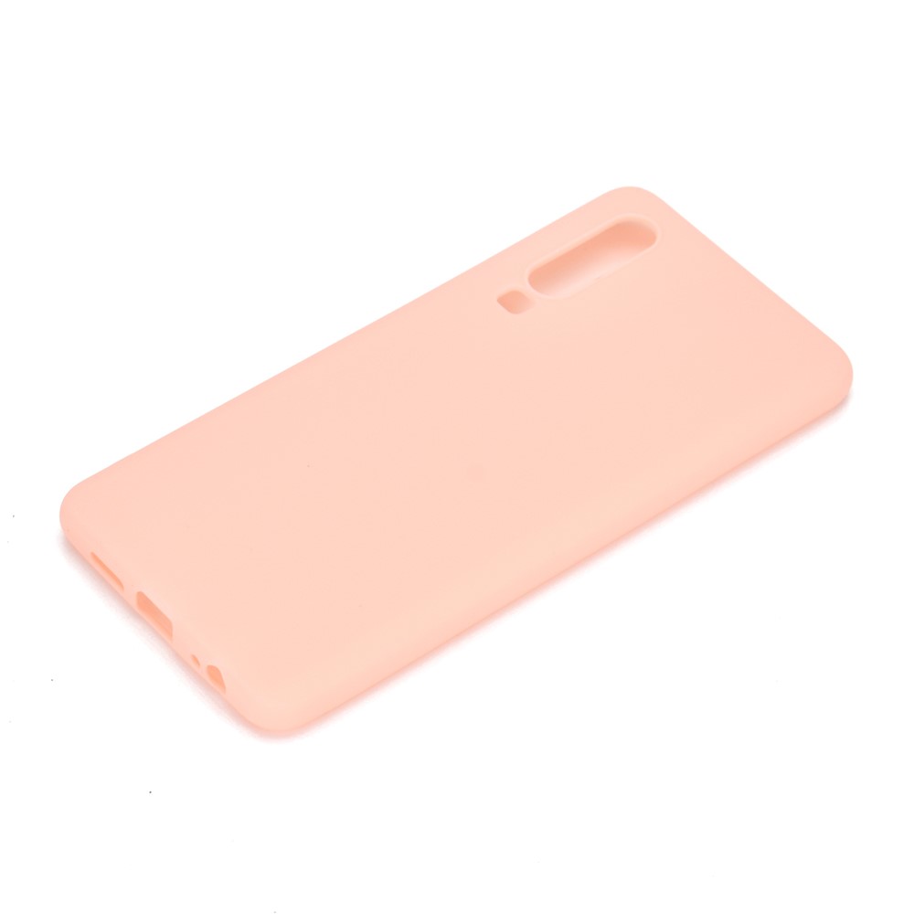 Solid Color Matte TPU Back Mobile Casing for Huawei P30 - Pink-3