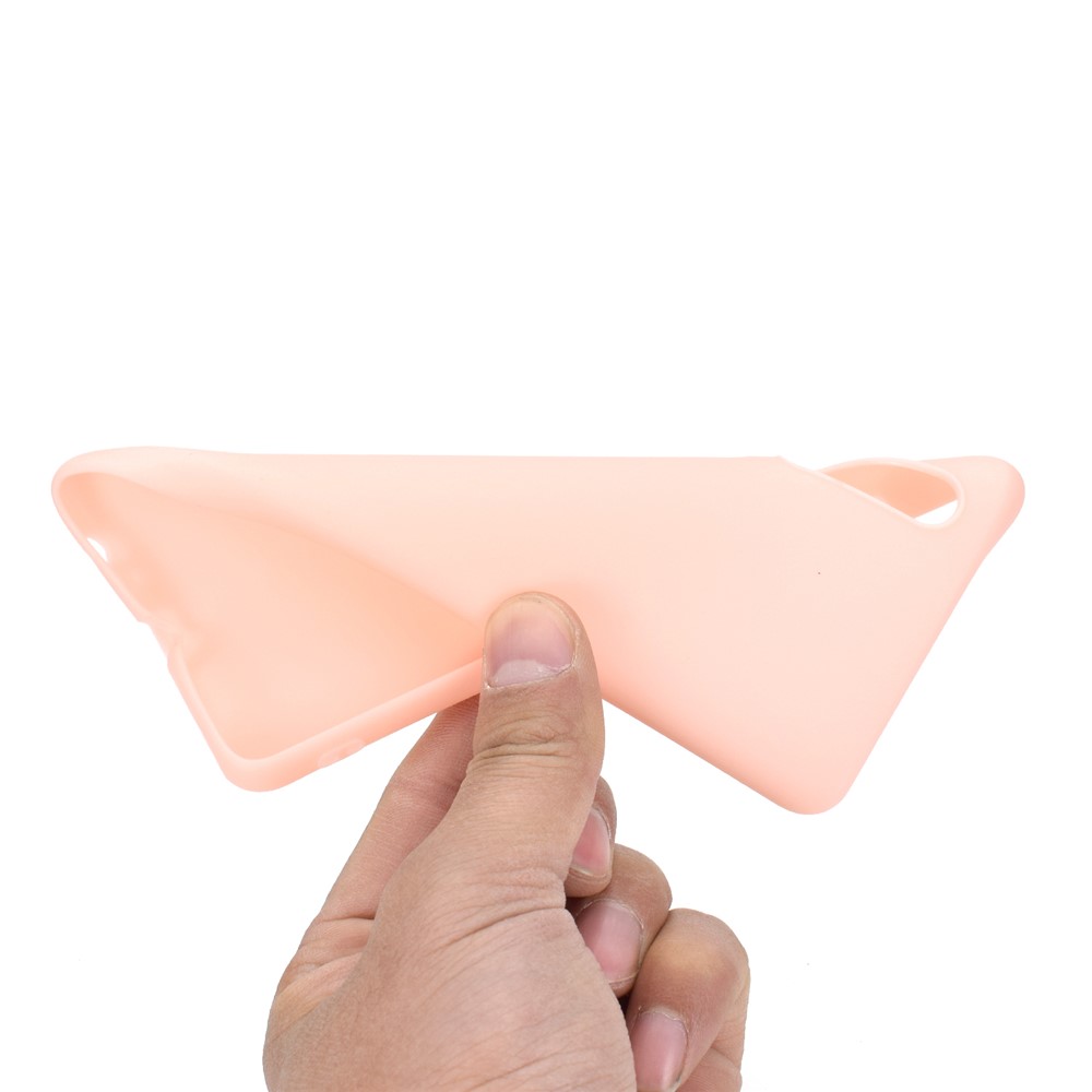 Solid Color Matte TPU Back Mobile Casing for Huawei P30 - Pink-5