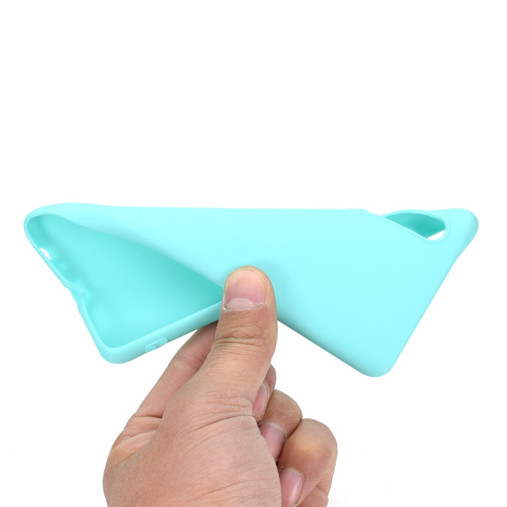 Solid Color Matte TPU Protection Cover for Huawei P30 - Cyan-5