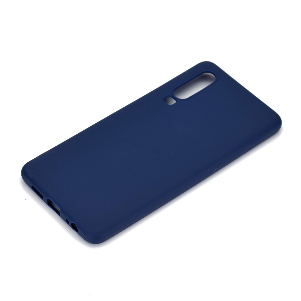 Einfarbig Mattes TPU-Gehäusezubehör Für Huawei P30 - Dunkelblau-3