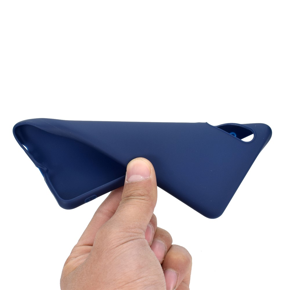 Einfarbig Mattes TPU-Gehäusezubehör Für Huawei P30 - Dunkelblau-5