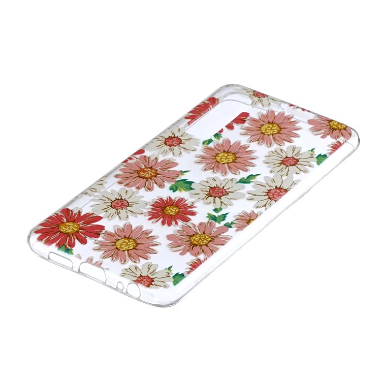 Pattern Printing Soft TPU Shell for Huawei P30 - Daisy-2