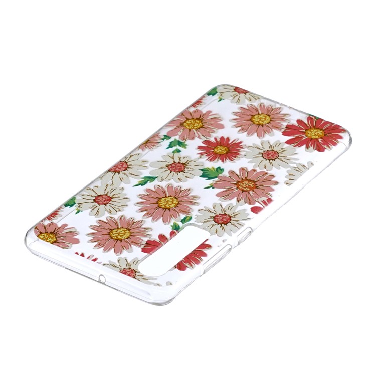 Pattern Printing Soft TPU Shell for Huawei P30 - Daisy-3