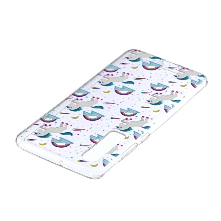 Pattern Printing Soft TPU Casing for Huawei P30 - Unicorn-3
