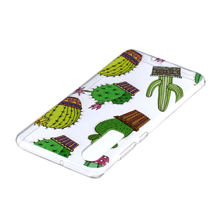 Pattern Printing Soft TPU Mobile Phone Shell for Huawei P30 - Cactus-3