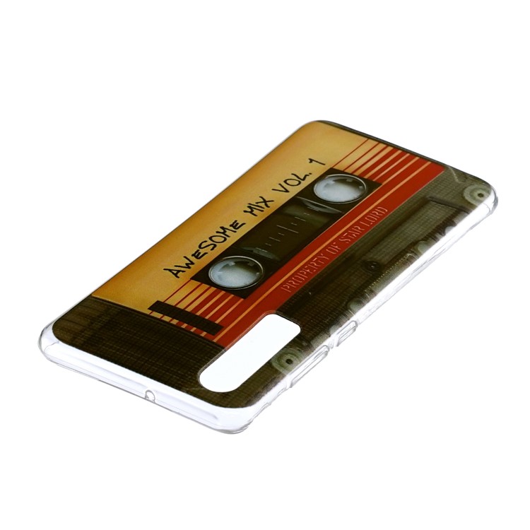Pattern Printing Soft TPU Back Cover for Huawei P30 - Tape-3