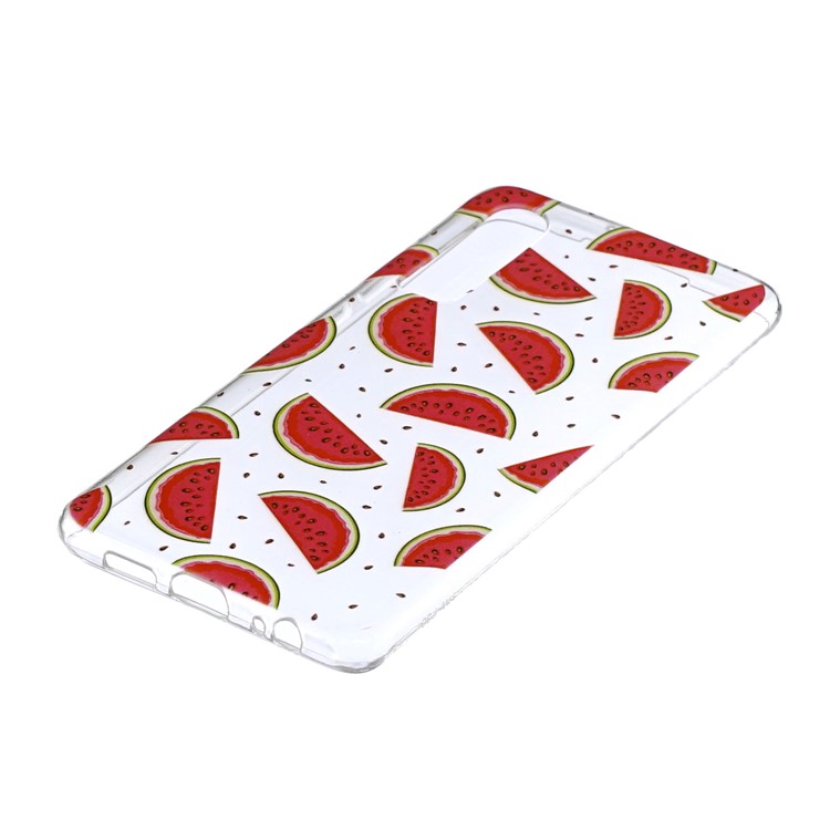 Pattern Printing Soft TPU Back Shell for Huawei P30 - Watermelon-2