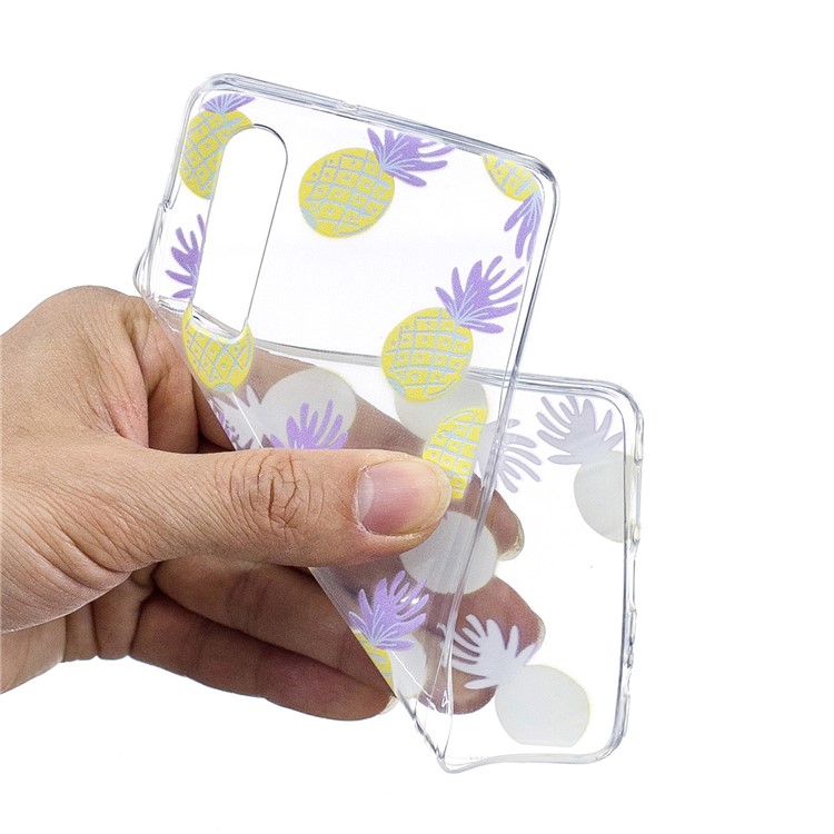 Pattern Printing Soft TPU Protective Case for Huawei P30 - Pineapple-4