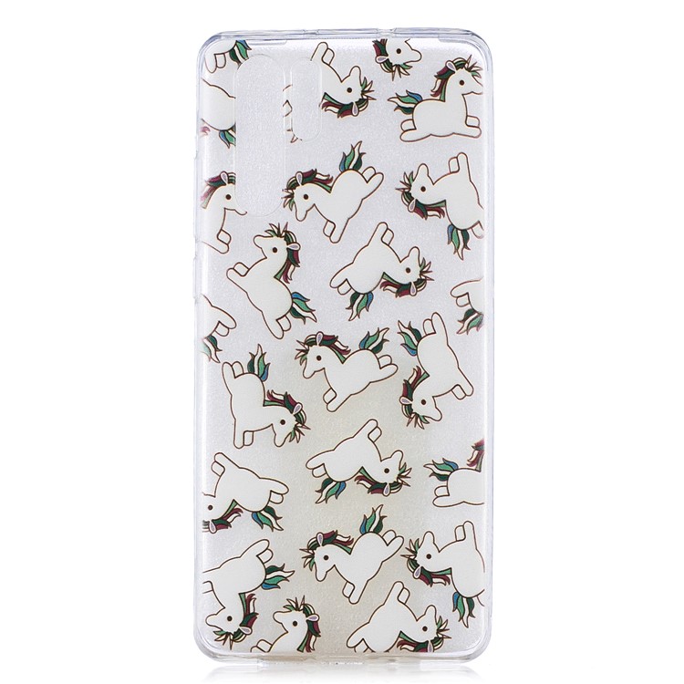 Pattern Printing Soft TPU Mobile Phone Cover for Huawei P30 Pro - Horse-1