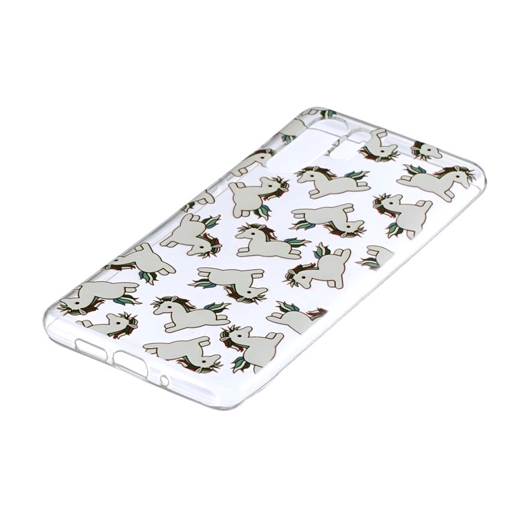 Pattern Printing Soft TPU Mobile Phone Cover for Huawei P30 Pro - Horse-2