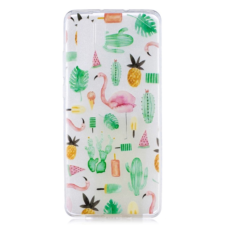 Pattern Printing Soft TPU Back Case for Huawei P30 Pro - Flamingo-1