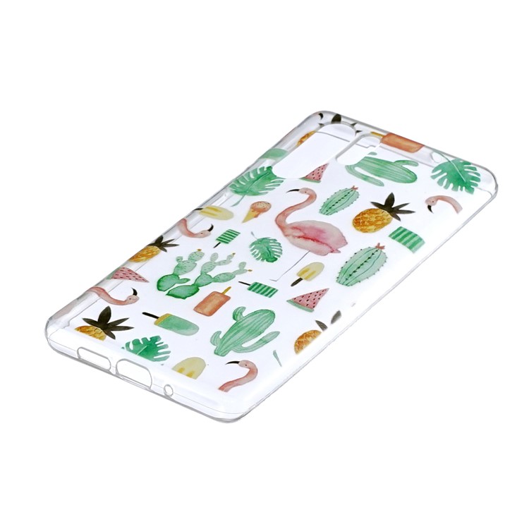 Pattern Printing Soft TPU Back Case for Huawei P30 Pro - Flamingo-2