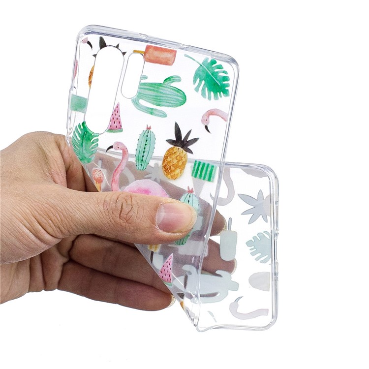 Pattern Printing Soft TPU Back Case for Huawei P30 Pro - Flamingo-4