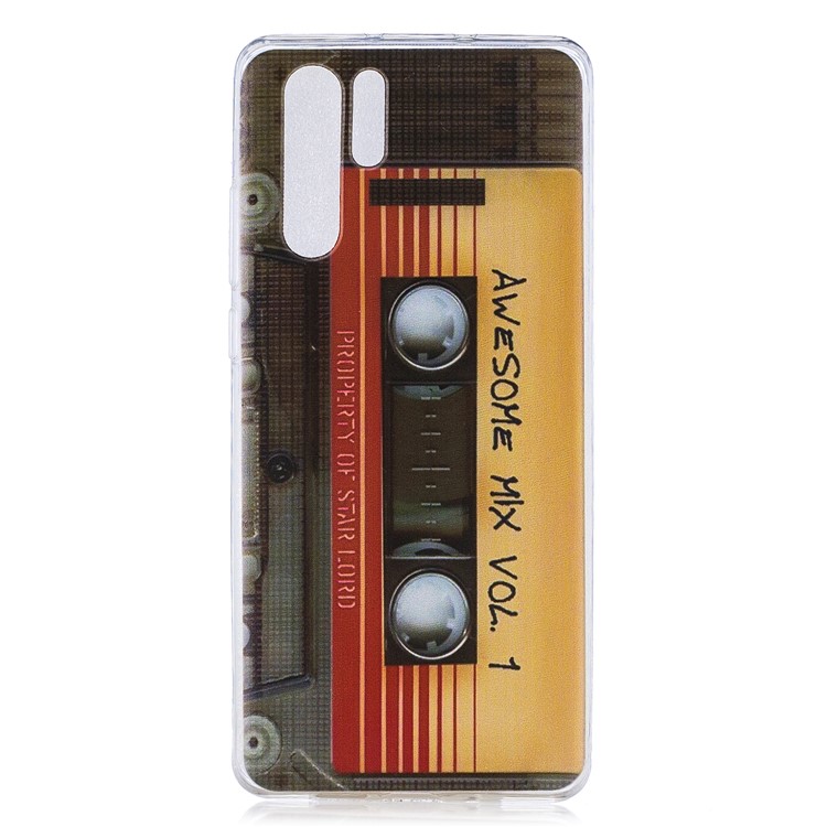 Pattern Printing Soft TPU Back Cover for Huawei P30 Pro - Tape-1