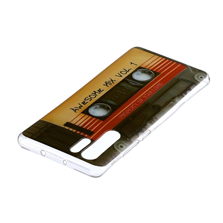 Pattern Printing Soft TPU Back Cover for Huawei P30 Pro - Tape-3