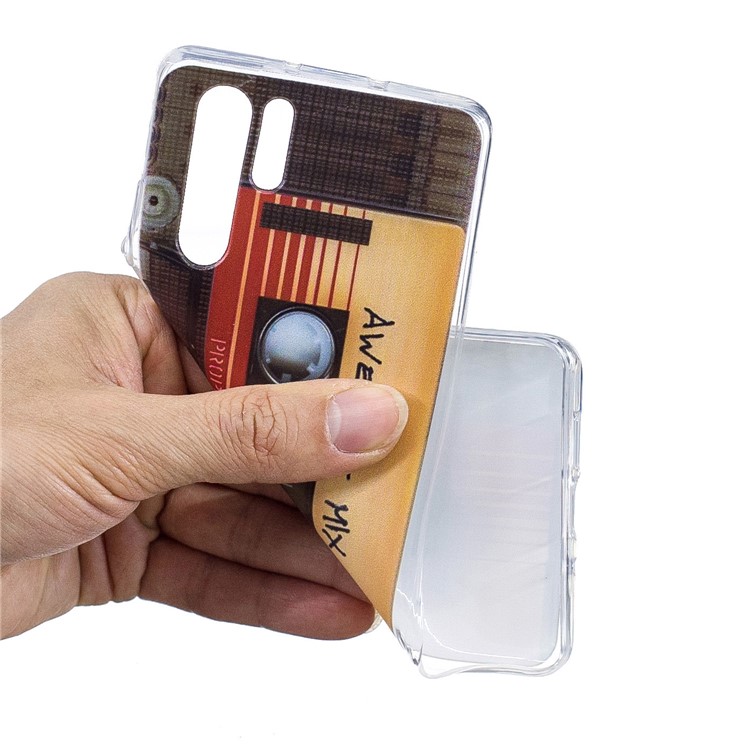 Pattern Printing Soft TPU Back Cover for Huawei P30 Pro - Tape-4