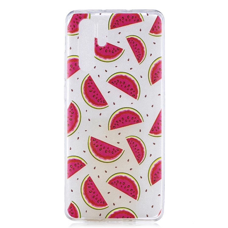 Pattern Printing Soft TPU Back Shell for Huawei P30 Pro - Watermelon-1