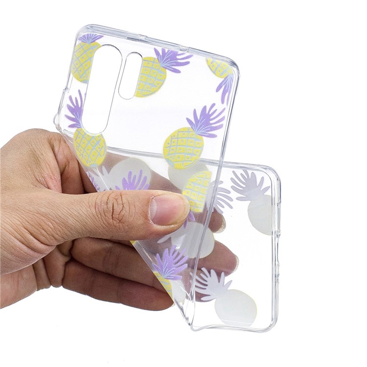 Pattern Printing Soft TPU Protective Case for Huawei P30 Pro - Pineapple-4