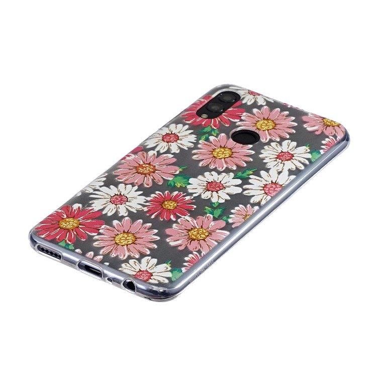 Pattern Printing Soft TPU Shell for Huawei P Smart (2019) - Daisy-2