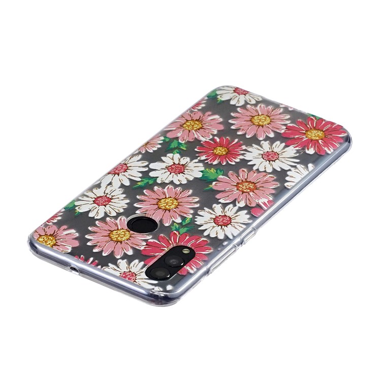 Pattern Printing Soft TPU Shell for Huawei P Smart (2019) - Daisy-3