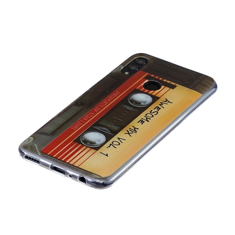 Pattern Printing Soft TPU Back Cover for Huawei P Smart (2019) - Tape-2