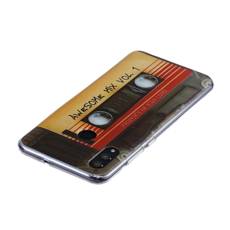 Pattern Printing Soft TPU Back Cover for Huawei P Smart (2019) - Tape-3