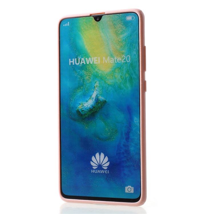MERCURY GOOSPERY Style Lux Textured TPU Shell for Huawei Mate 20 - Pink-2