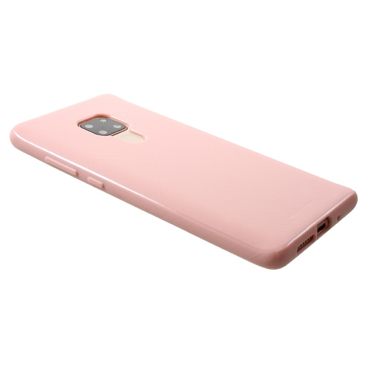 MERCURY GOOSPERY Style Lux Textured TPU Shell for Huawei Mate 20 - Pink-4