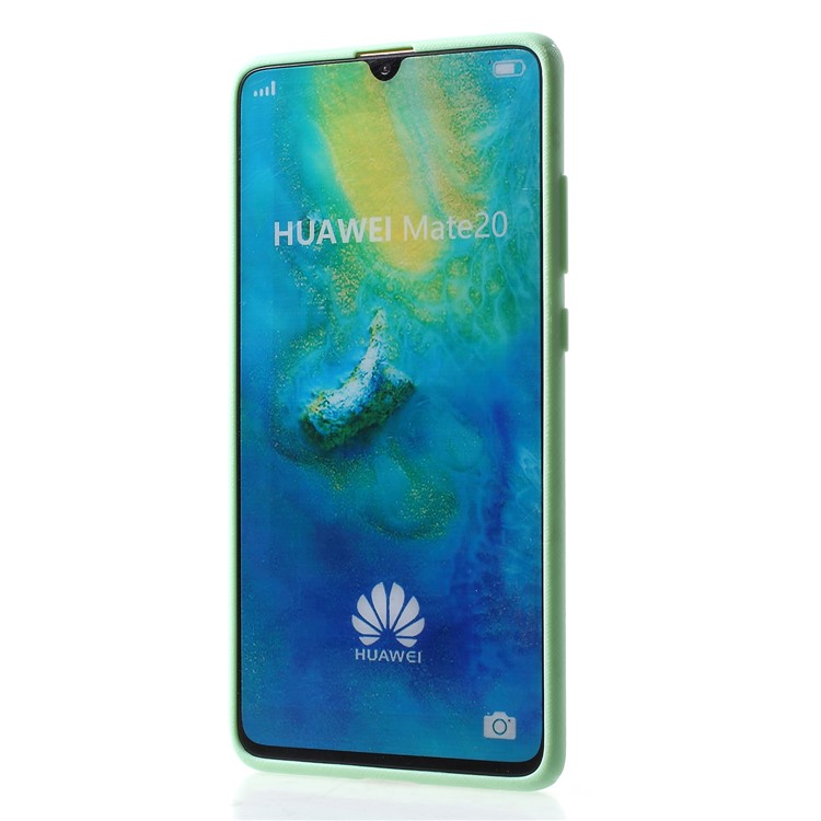 MERCURY GOOSPERY Style Lux Textured TPU Mobile Phone Case for Huawei Mate 20 - Cyan-2
