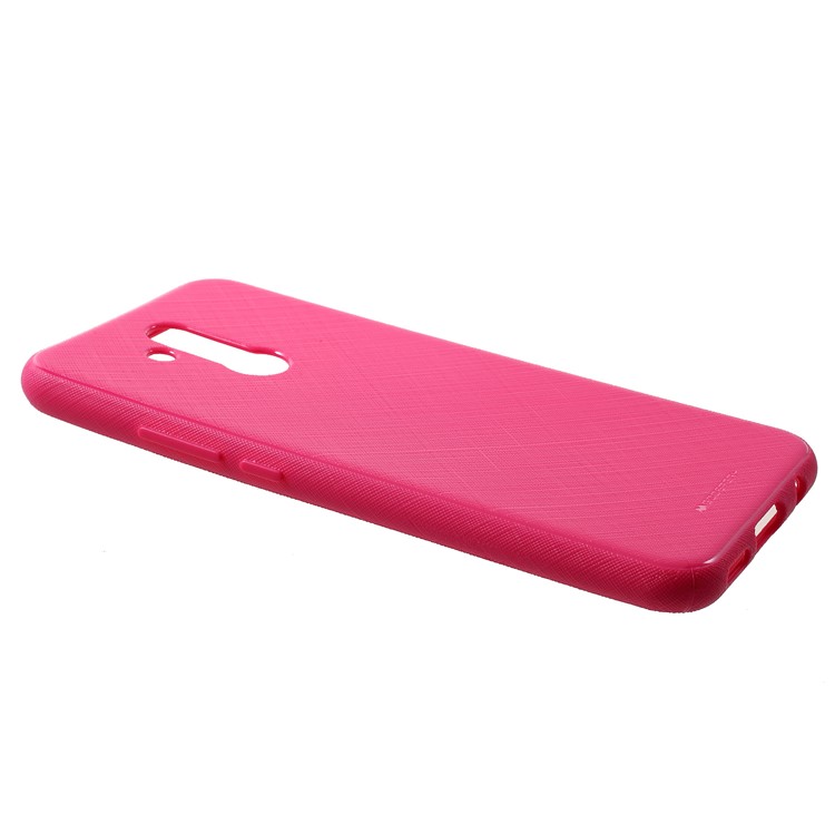 MERCURY GOOSPERY Style Lux Textured TPU Casing for Huawei Mate 20 Lite - Rose-2