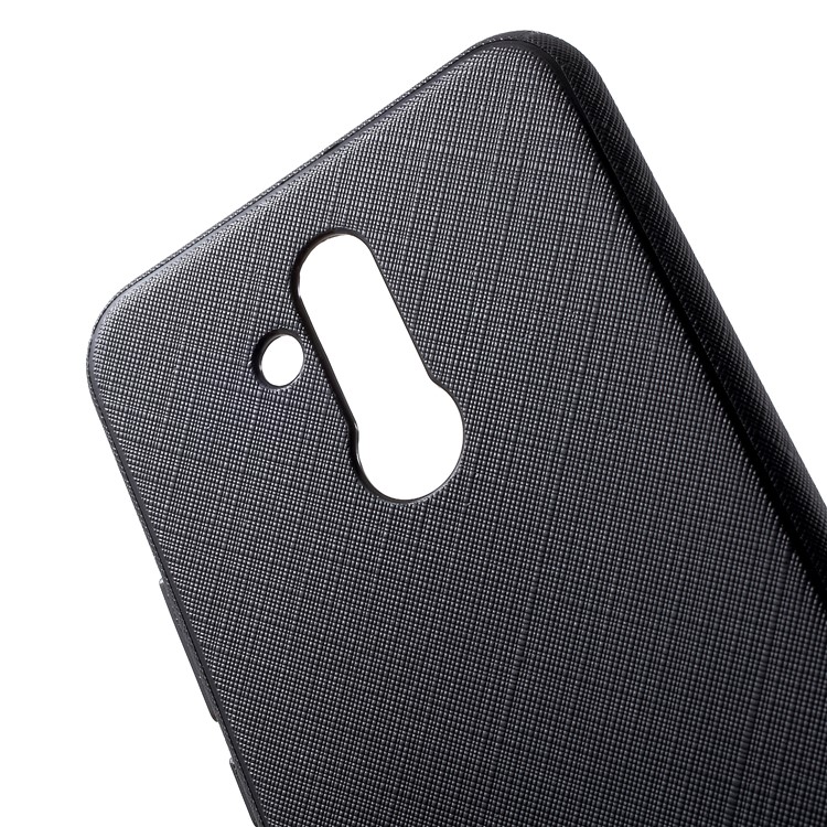 MERCURY GOOSPERY Style Lux Textured TPU Case for Huawei Mate 20 Lite - Black-3