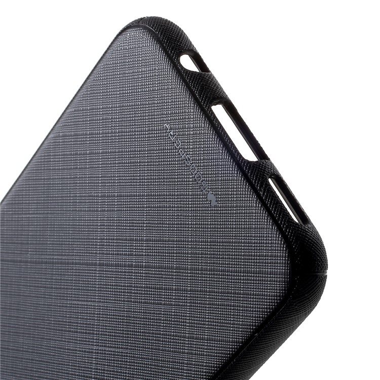 MERCURY GOOSPERY Style Lux Textured TPU Case for Huawei Mate 20 Lite - Black-5